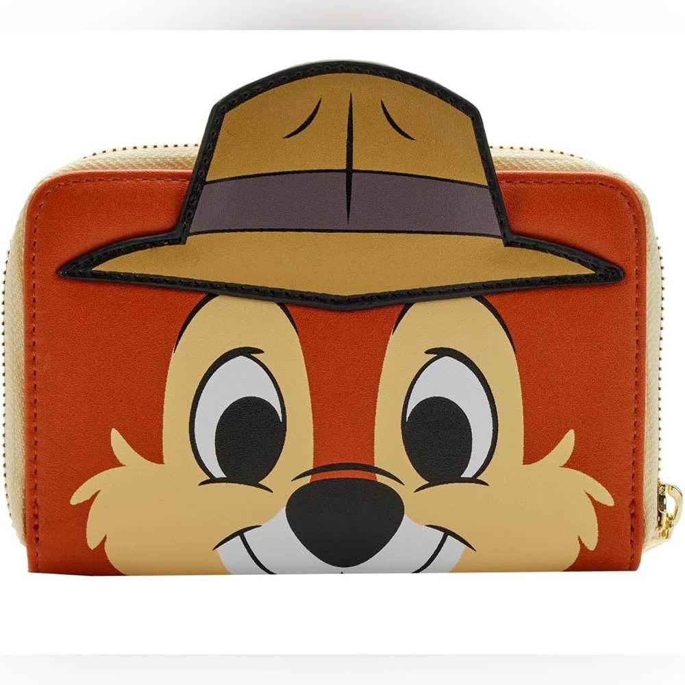 Loungefly Disney Exclusive Chip & Dale Rescue Rangers Zip Around Wallet NWT